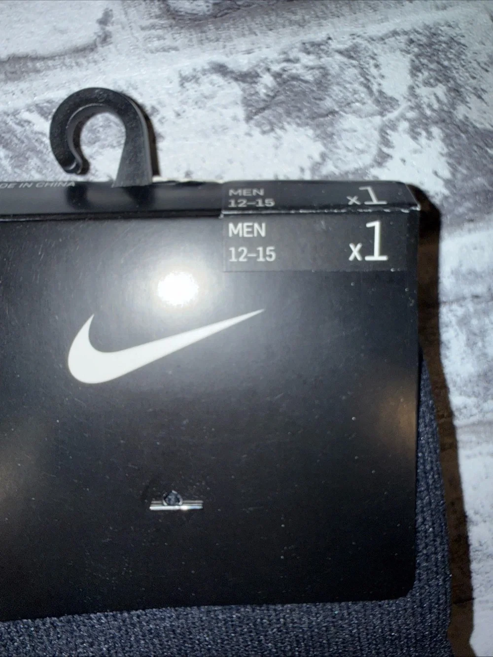 Nike Air Jordan Black White Crew Socks PSX683-102 Size XL (US Men's 12-15)